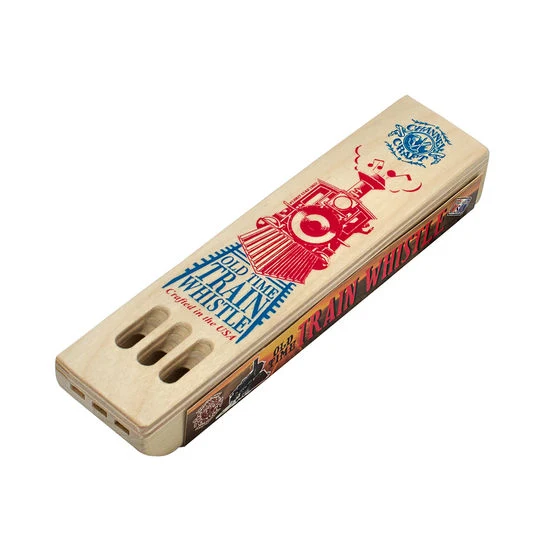 Wooden 3 note Train Whistle made in the USA