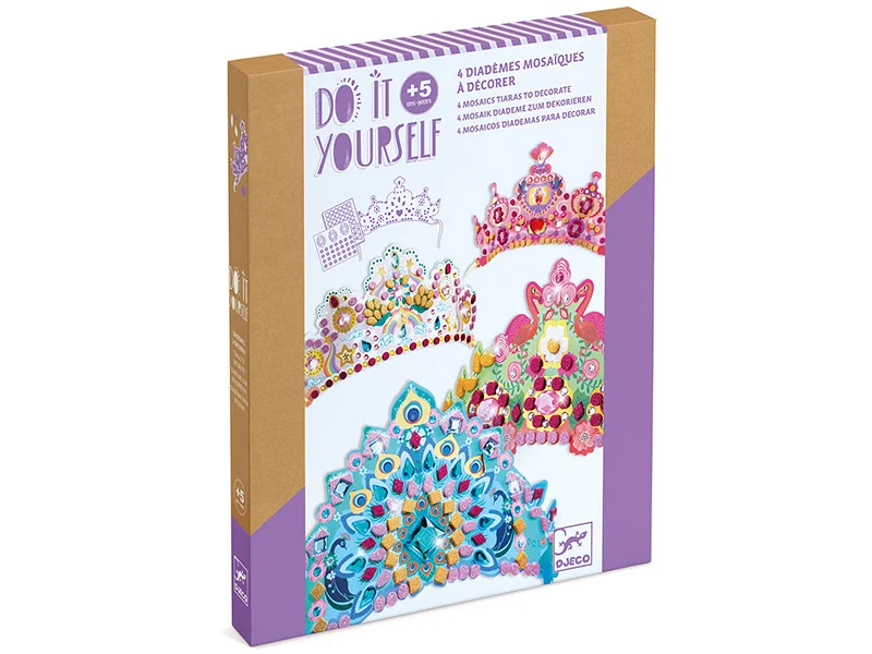 Coffret DIY - Mosaïques & Stickers - Comme une princesse