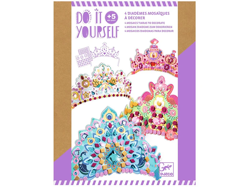 Coffret DIY - Mosaïques & Stickers - Comme une princesse