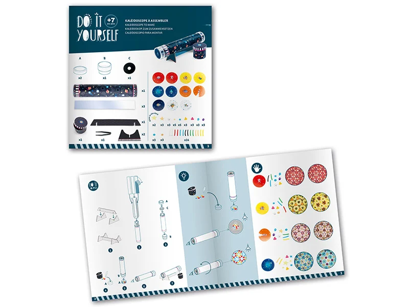 Coffret DIY - Kaléidoscope à créer - Immersion spatiale