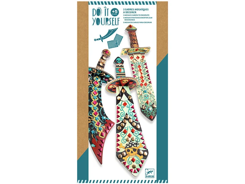 Coffret DIY - Mosaïques & Stickers - Comme un pirate