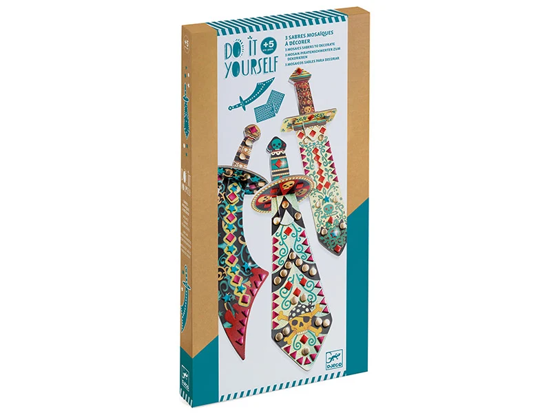 Coffret DIY - Mosaïques & Stickers - Comme un pirate
