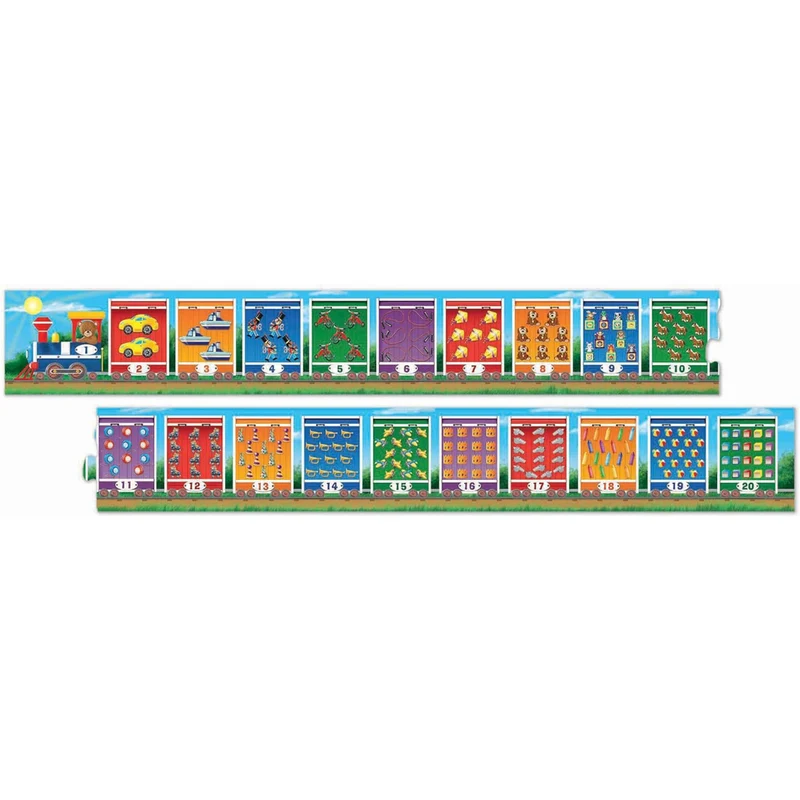 Number Train 21 Piece Floor Puzzle