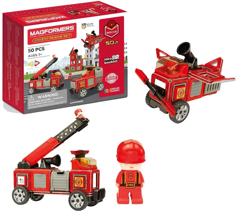 Amazing Rescue Magformer 50 Piece Set