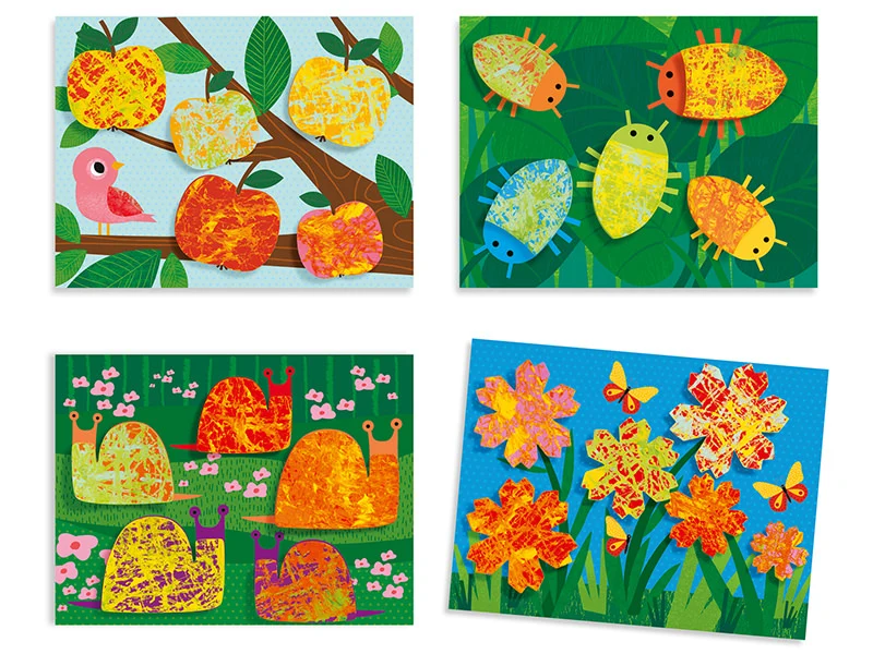 Coffret de peinture des petits - Nature multicolore