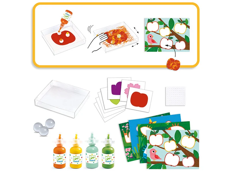 Coffret de peinture des petits - Nature multicolore