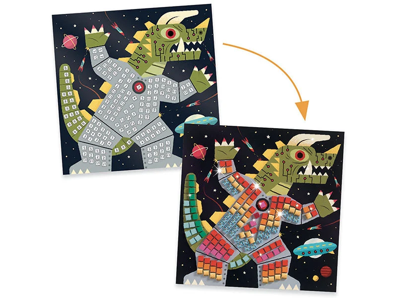 Coffret collage de mosaïque - Space battle