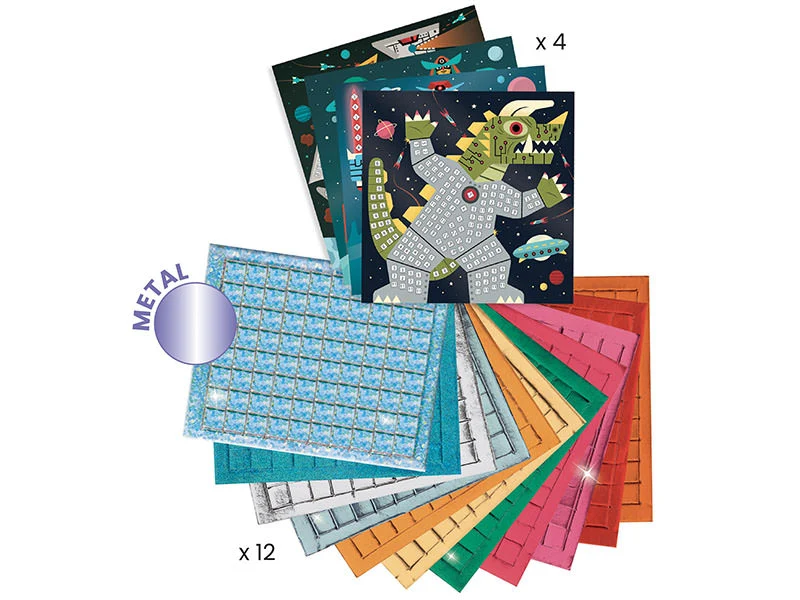 Coffret collage de mosaïque - Space battle