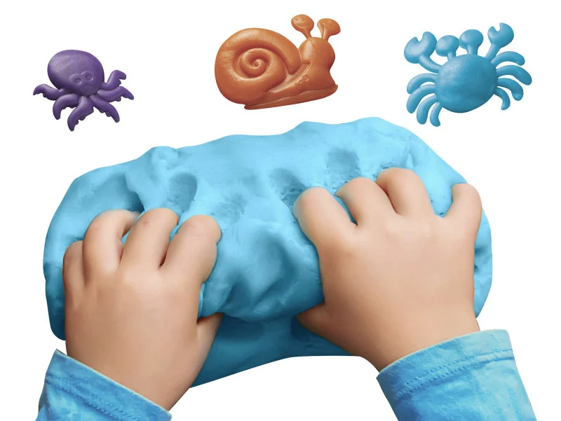 8 pots de pâte à modeler pour bébés et enfants - babydo