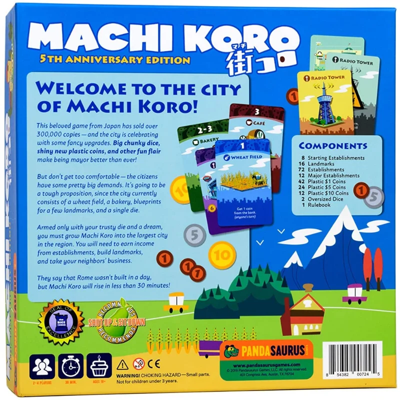 Machi Koro: 5th Anniversary Edition