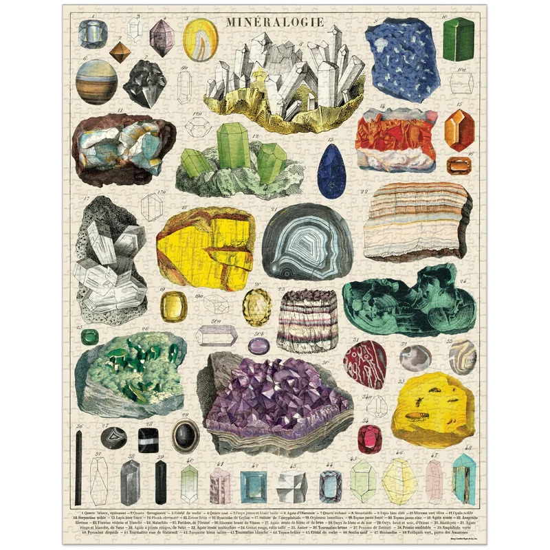Mineralogie 1000 Piece Puzzle