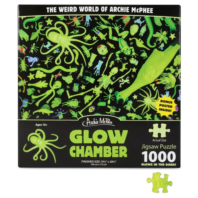 Glow Chamber Weird - glow in dark 1000 pc Puzzle