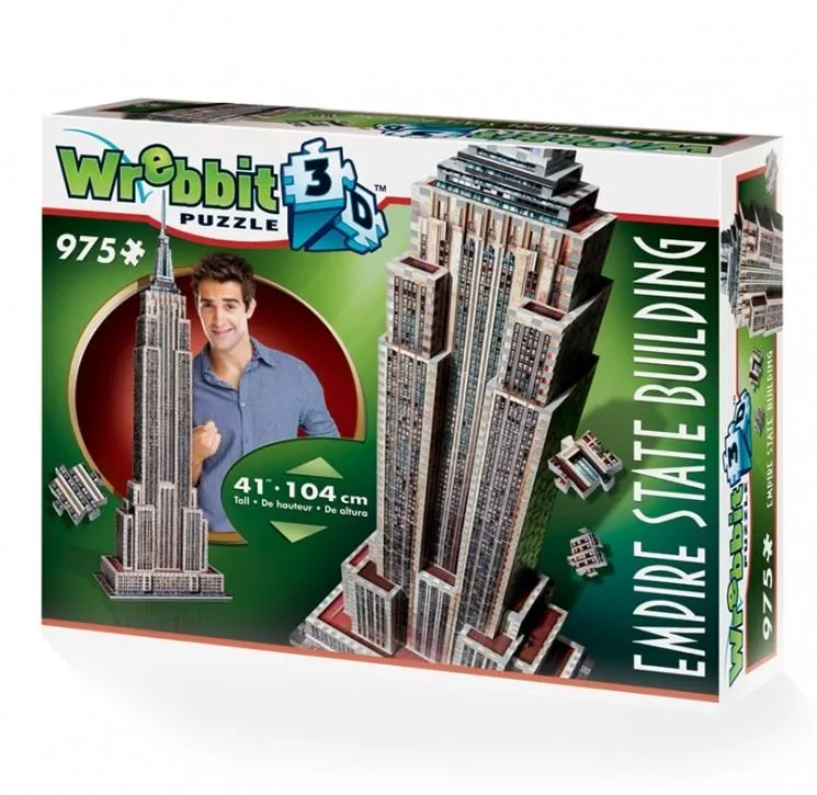 Wrebbit 3D Puzzle Empire State Building - Édifice Empire State