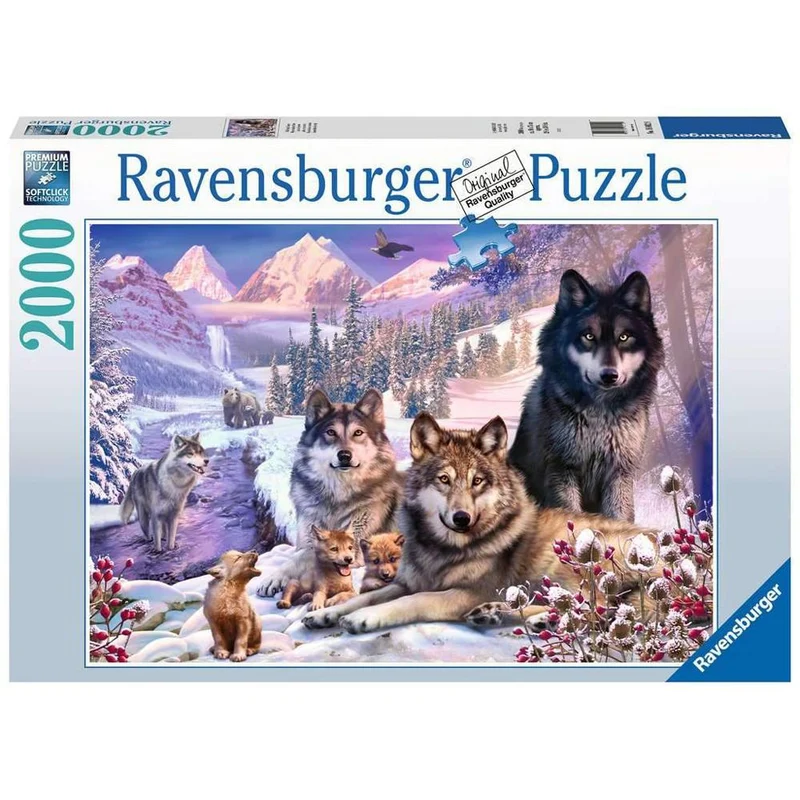 Wolves in Snow 2000pc puzzle--