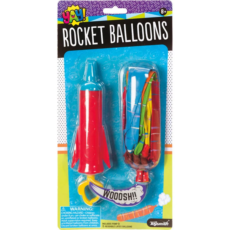 Rocket Balloons and Pump
