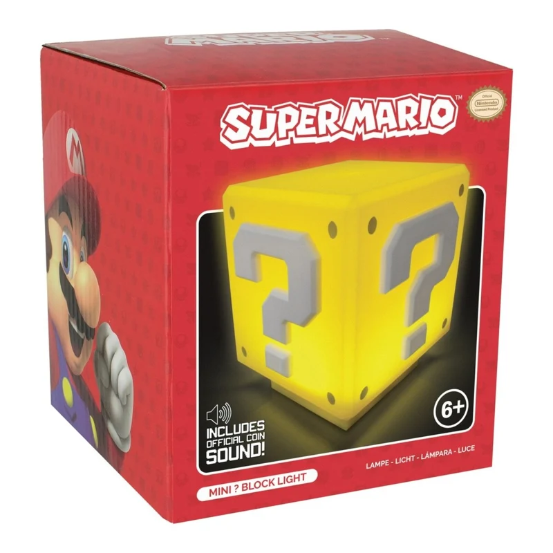 Super Mario Mini Question Block Light, 1 Count