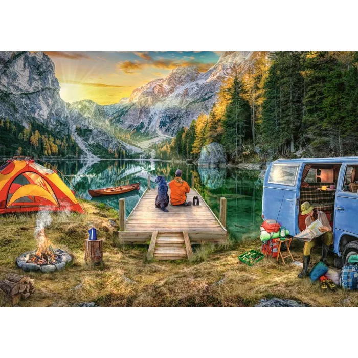 Calm Campsite 1000pc puzzle