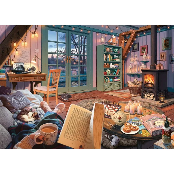 Cozy Retreat 500pc large format puzzle