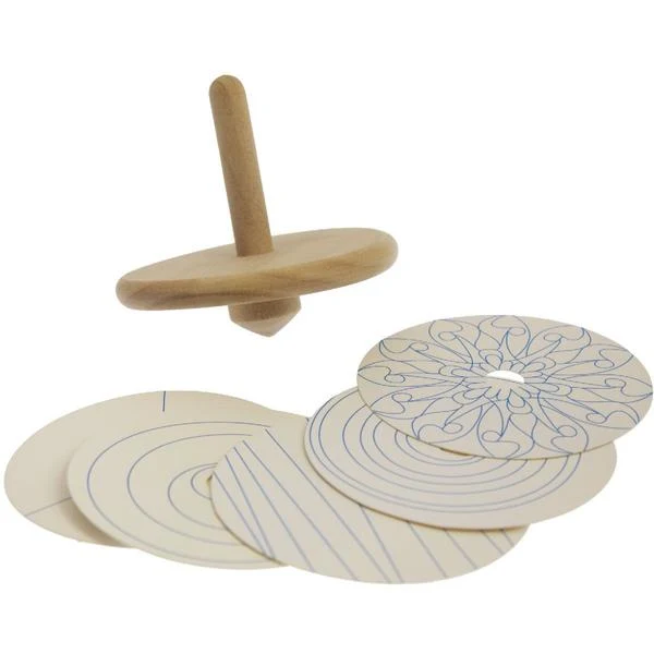 Spinning Top With 6 coloring discs