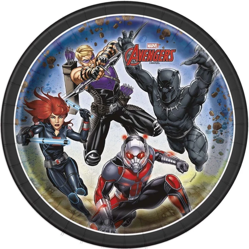Marvel Avengers Basic Tableware Party Kit, 8 Guests