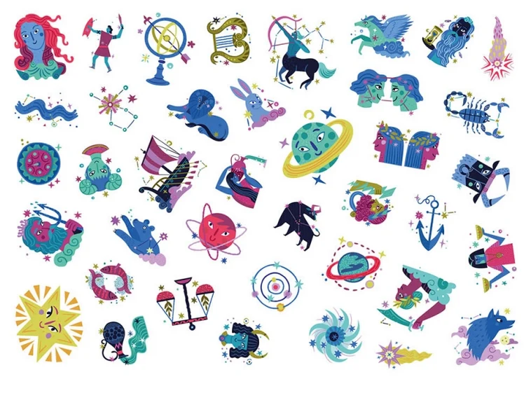 Mes P'Tits Tattoos - Constellations - Auzou
