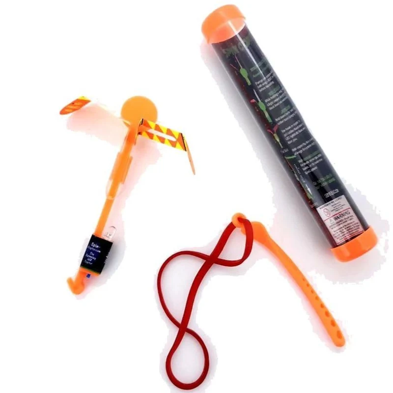 Spin Copter Launchable LED Helicopter Toy