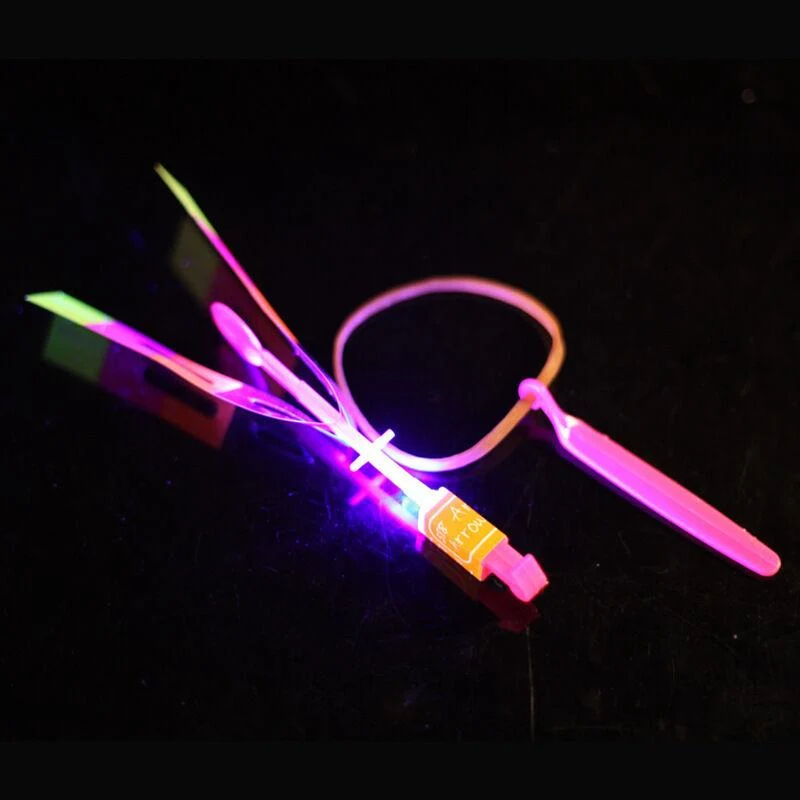 Spin Copter Launchable LED Helicopter Toy
