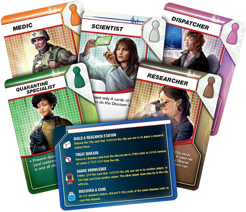 Pandemic cooperative board game