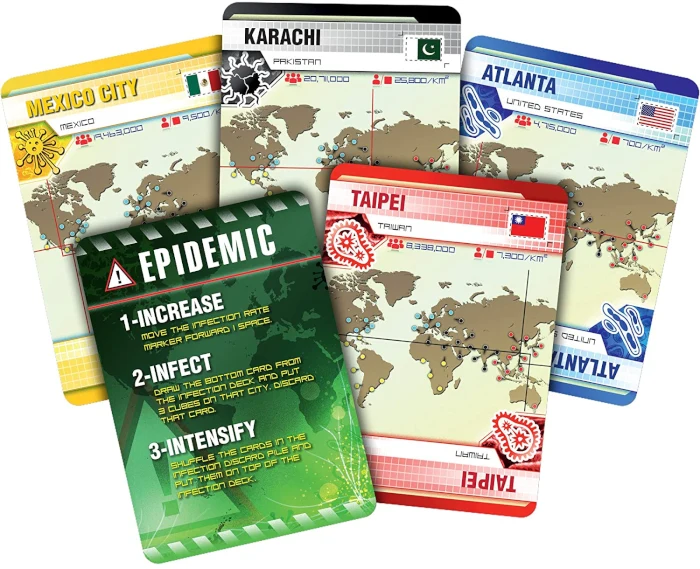 Pandemic cooperative board game