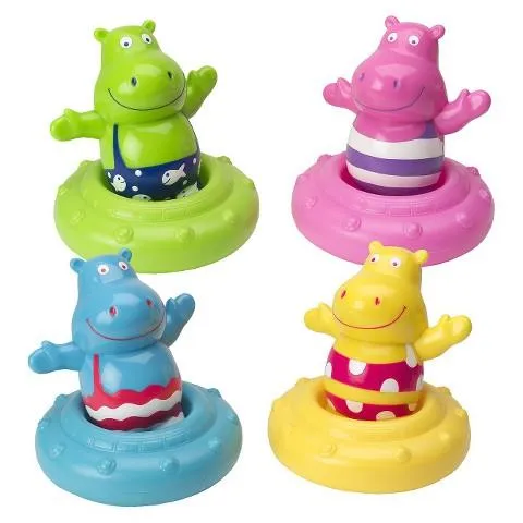 Alex Whistling Hippos Bath Toy / Hippopotame sifflant Jouet de bain