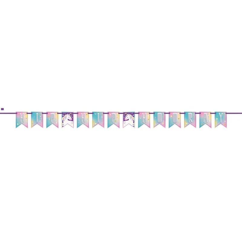 Unicorn Galaxy Ultimate Birthday Party Supplies Kit, 8 Guests
