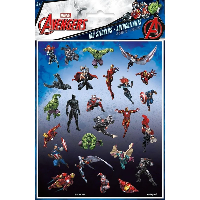 Marvel Avengers Ultimate Birthday Party Supplies Kit, 8 Guests
