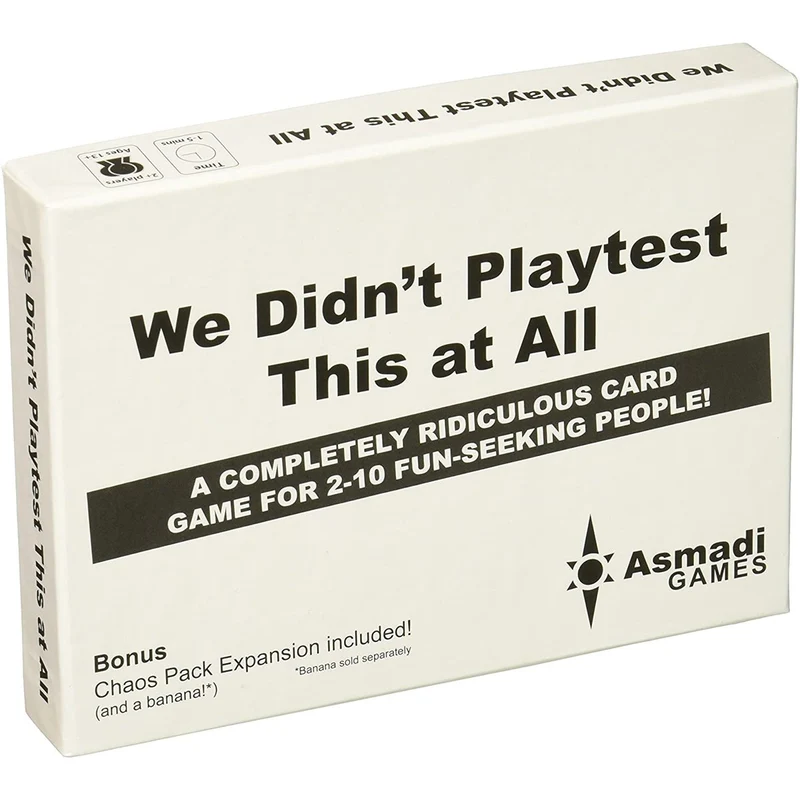 We Didn't Playtest This at All