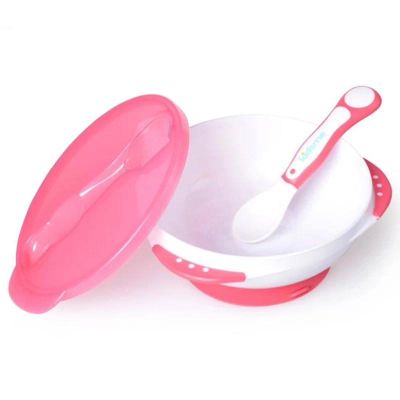Suction Bowl Set Pink / Bol à ventouse rose