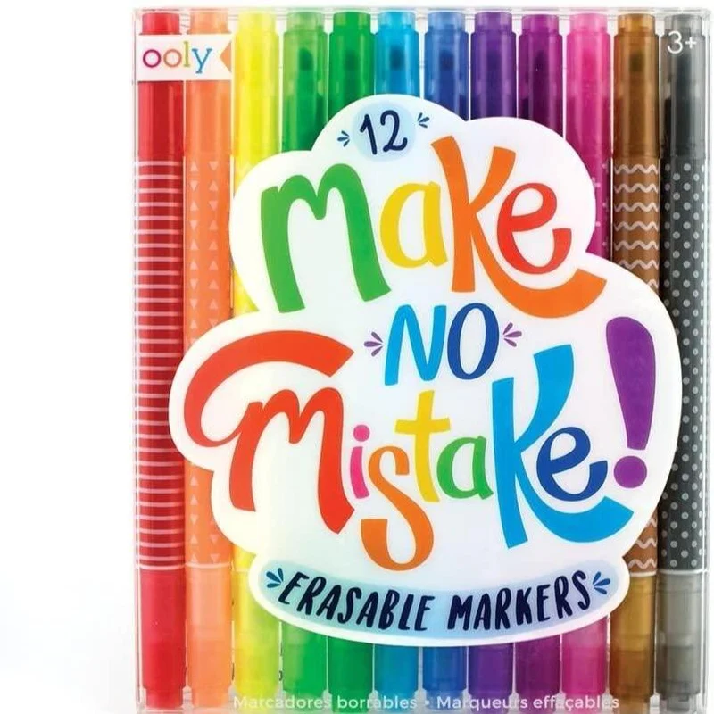 Make No Mistake Erasable Markers - Set of 12