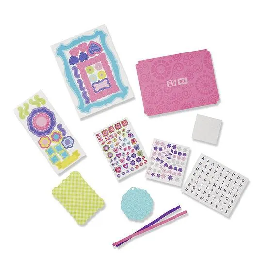 Melissa & Doug Mess-Free Glitter Glamour Faces / Maquillage glamour scintillant sans dommage