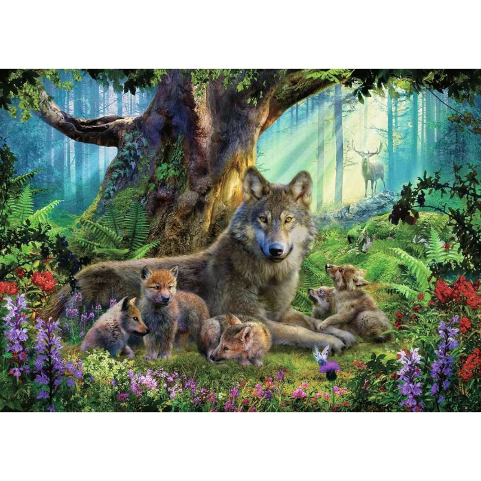 Wolves in the Forest 1000pc puzzle