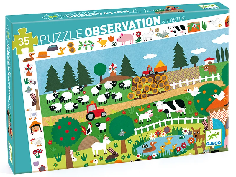 Puzzle La ferme - 35 pcs - FSC MIX