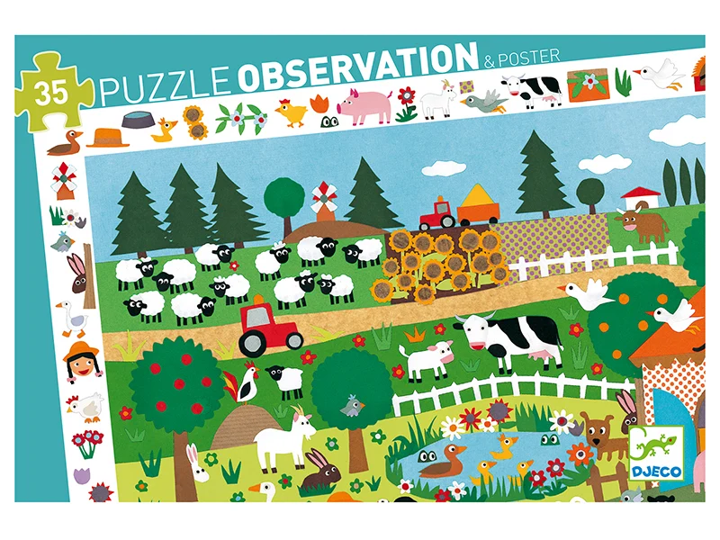 Puzzle La ferme - 35 pcs - FSC MIX