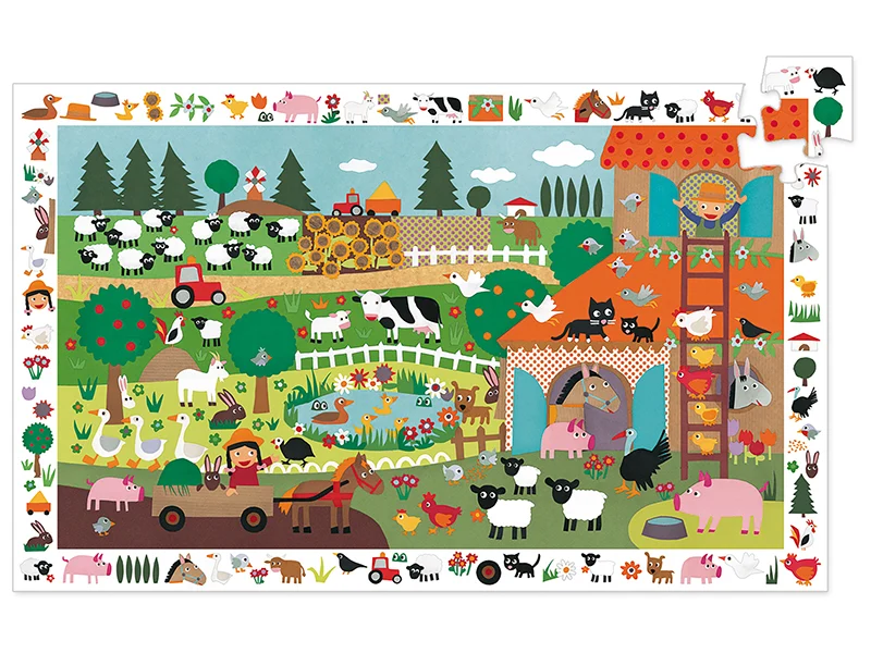 Puzzle La ferme - 35 pcs - FSC MIX