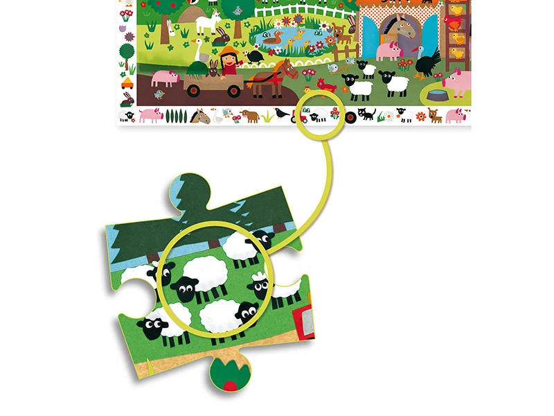 Puzzle La ferme - 35 pcs - FSC MIX