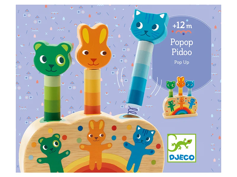 Jeu d'éveil pop-up - Pipop pidoo