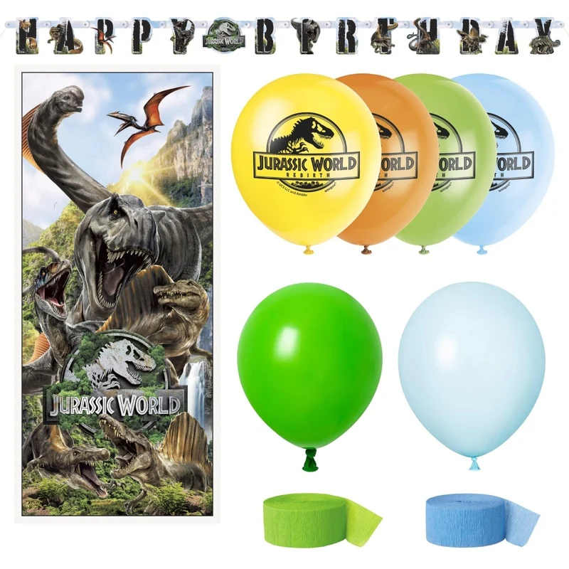 Jurassic World Basic Decoration Party Supplies Kit