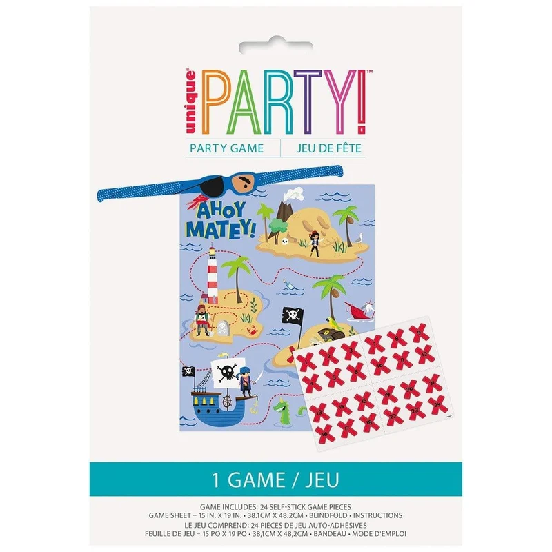 Ahoy Pirate Standard Birthday Party Supplies Kit, 8 Guests