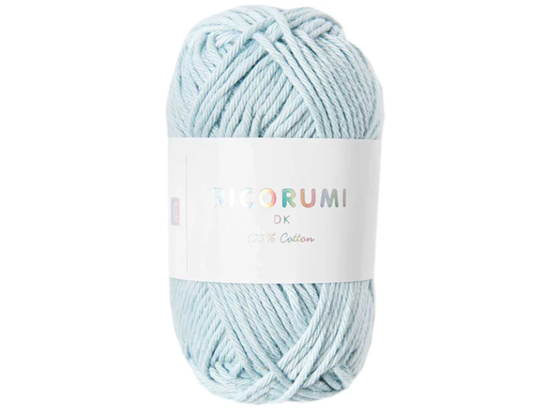 Pelote Ricorumi coton DK - Bleu clair (33)