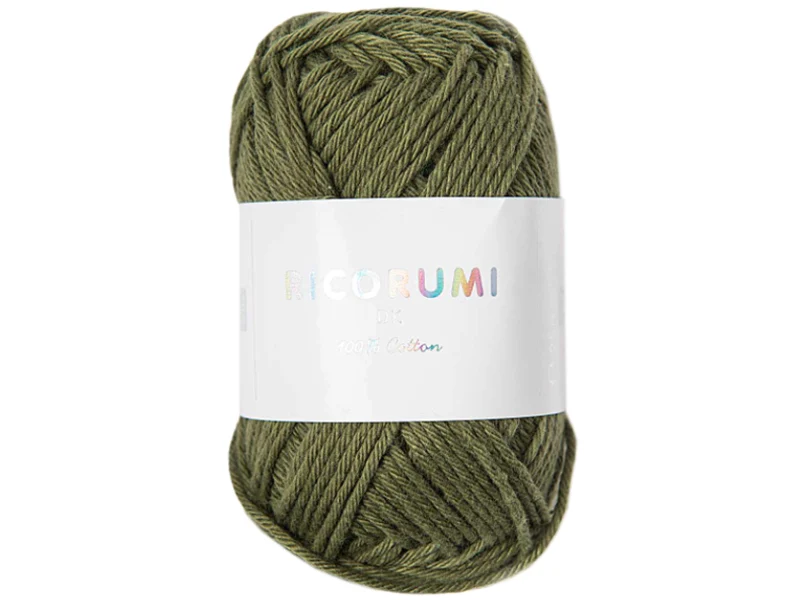 Pelote Ricorumi coton DK - Olive (48)