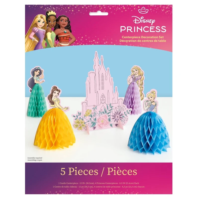 Disney Princess Puff Tissue Centerpieces, 5 Count