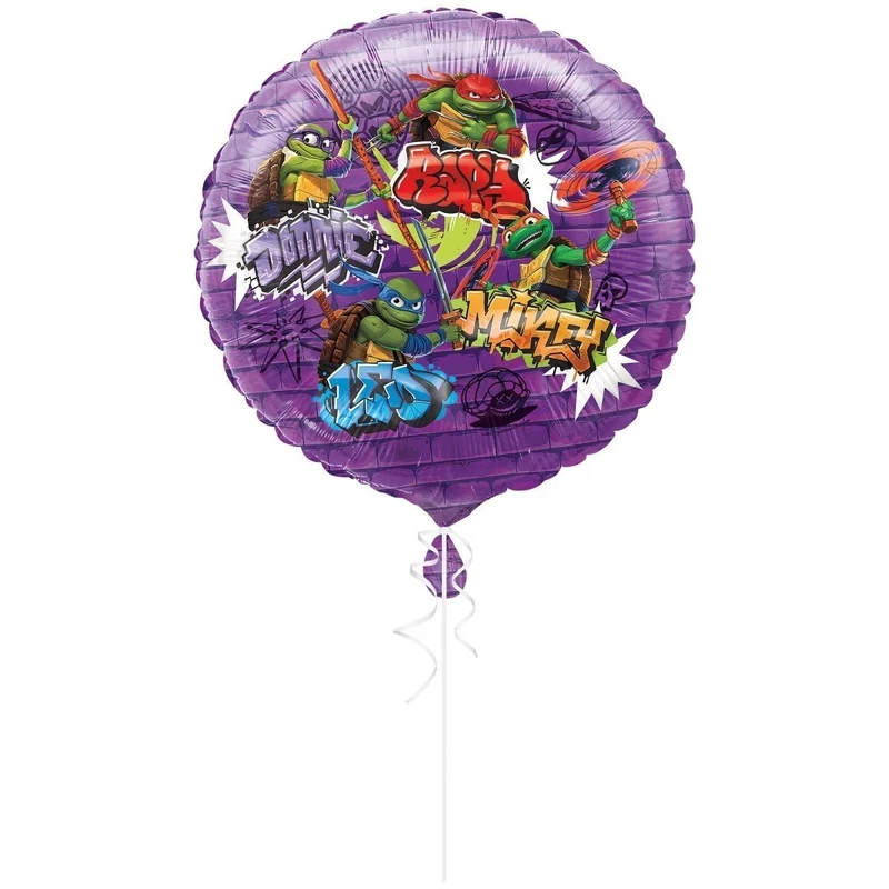 Ninja Turtles Basic Decoration Party Supplies Kit, 8 Guests