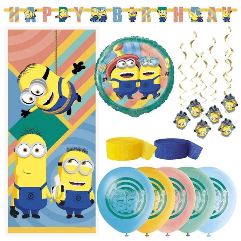 Minions Basic Decoration Party Supplies Kit