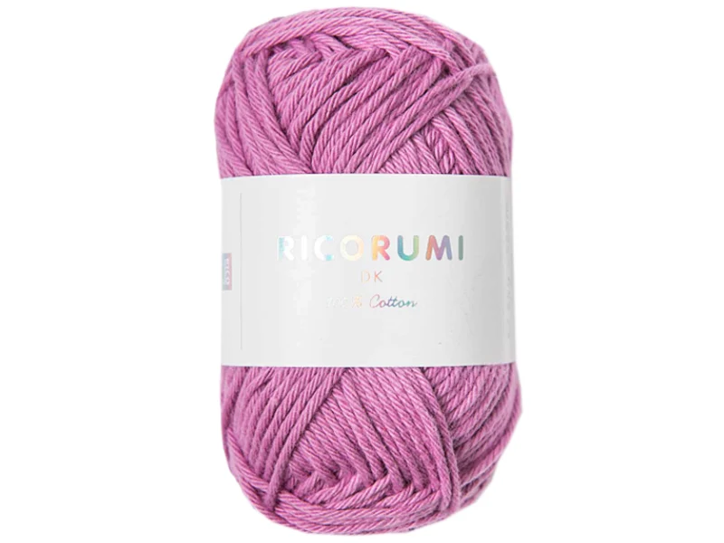 Pelote Ricorumi coton DK - Orchidée (16)
